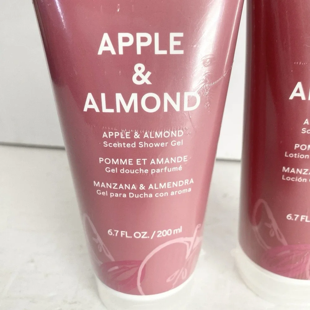 Mary Kay Apple & Almond Scented Body Lotion & Shower Gel 6.7oz 200 ml New Sealed